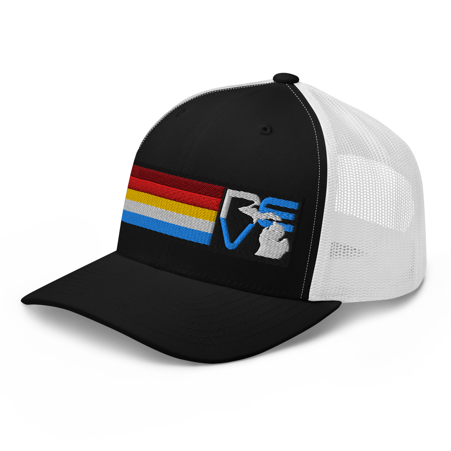 Rev Stripe Trucker Cap